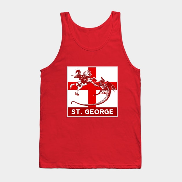 St. George Pop Art Tank Top by raiseastorm